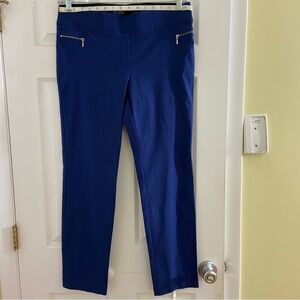 SOHO Apparel Ltd. Women’s Blue Pull on Stretch Dress Work Pants  size L
